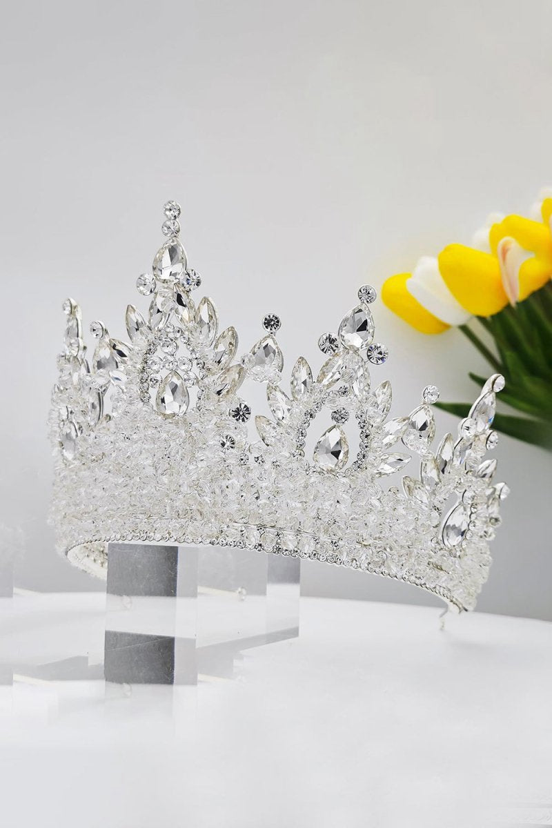 Pink Rhinestone Queen Tiara