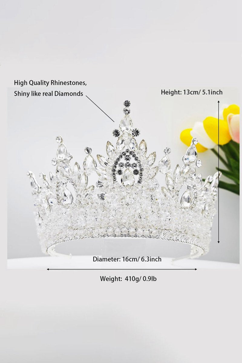 Pink Rhinestone Queen Tiara