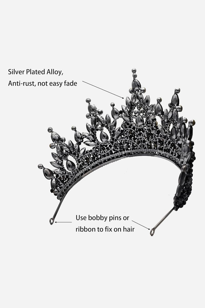 Pink Rhinestone Queen Tiara