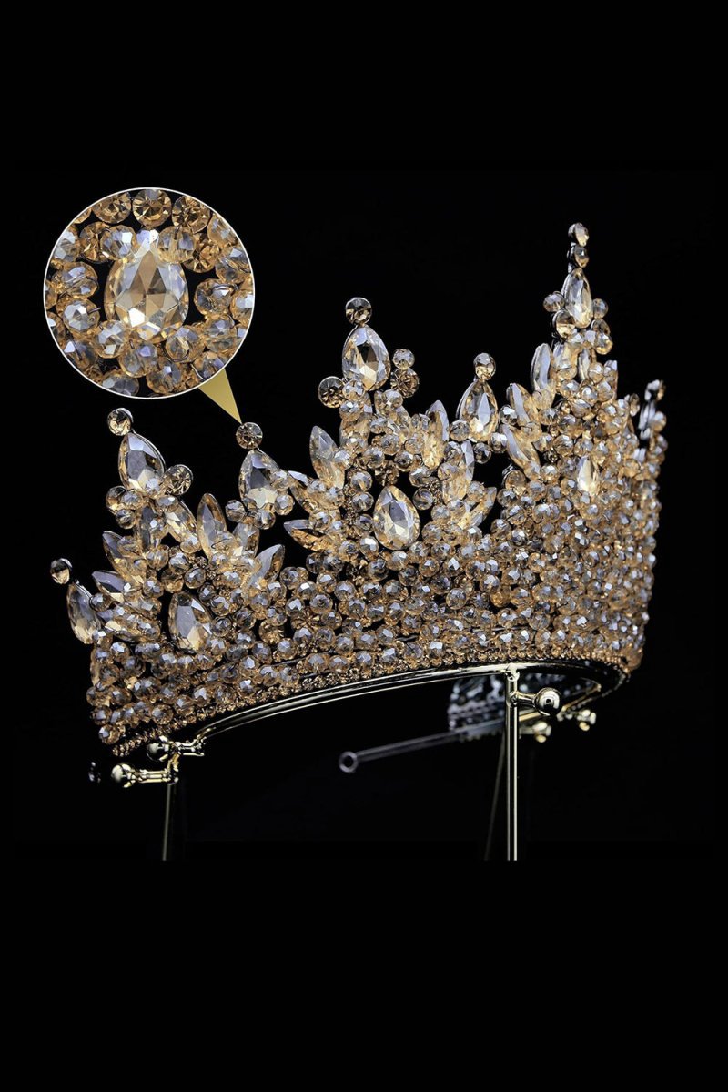 Pink Rhinestone Queen Tiara