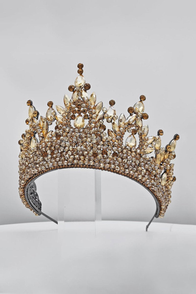 Pink Rhinestone Queen Tiara