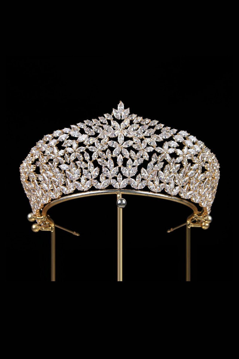 Vintage Zircon Wedding Crown