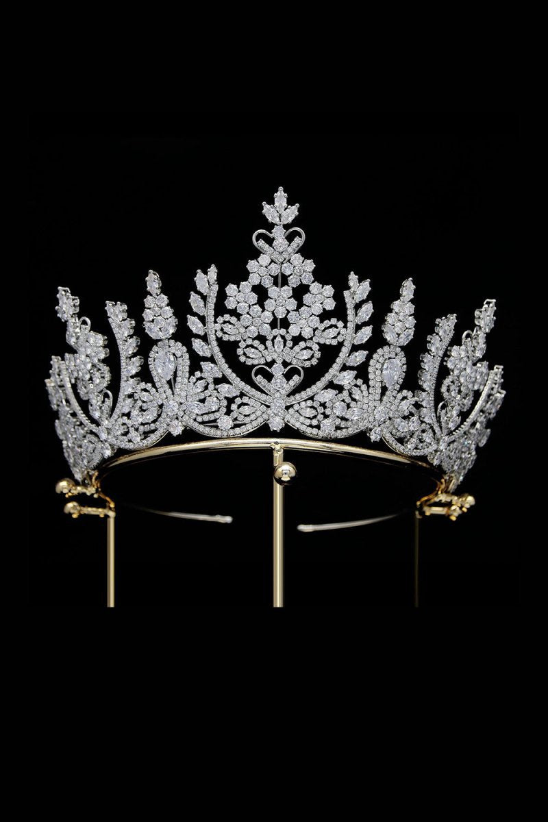 Silver Crystal Princess Crown