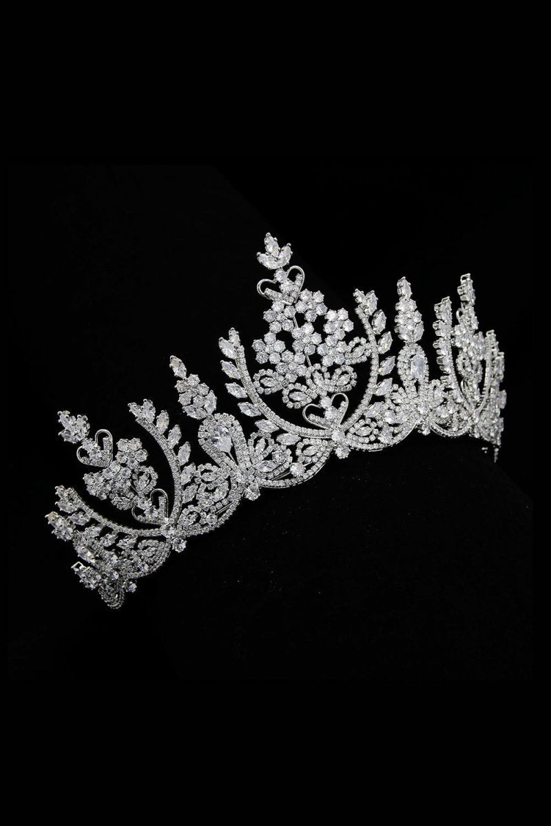 Silver Crystal Princess Crown