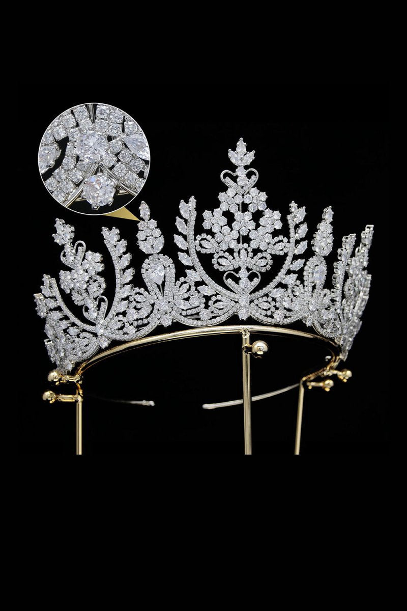 Silver Crystal Princess Crown