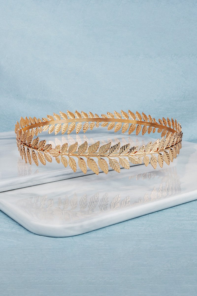 Laurel Wreath Gold Leaf Crown