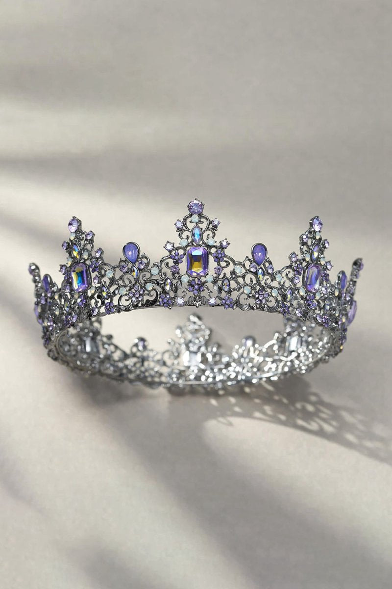 Baroque Colorful Crystal Crown