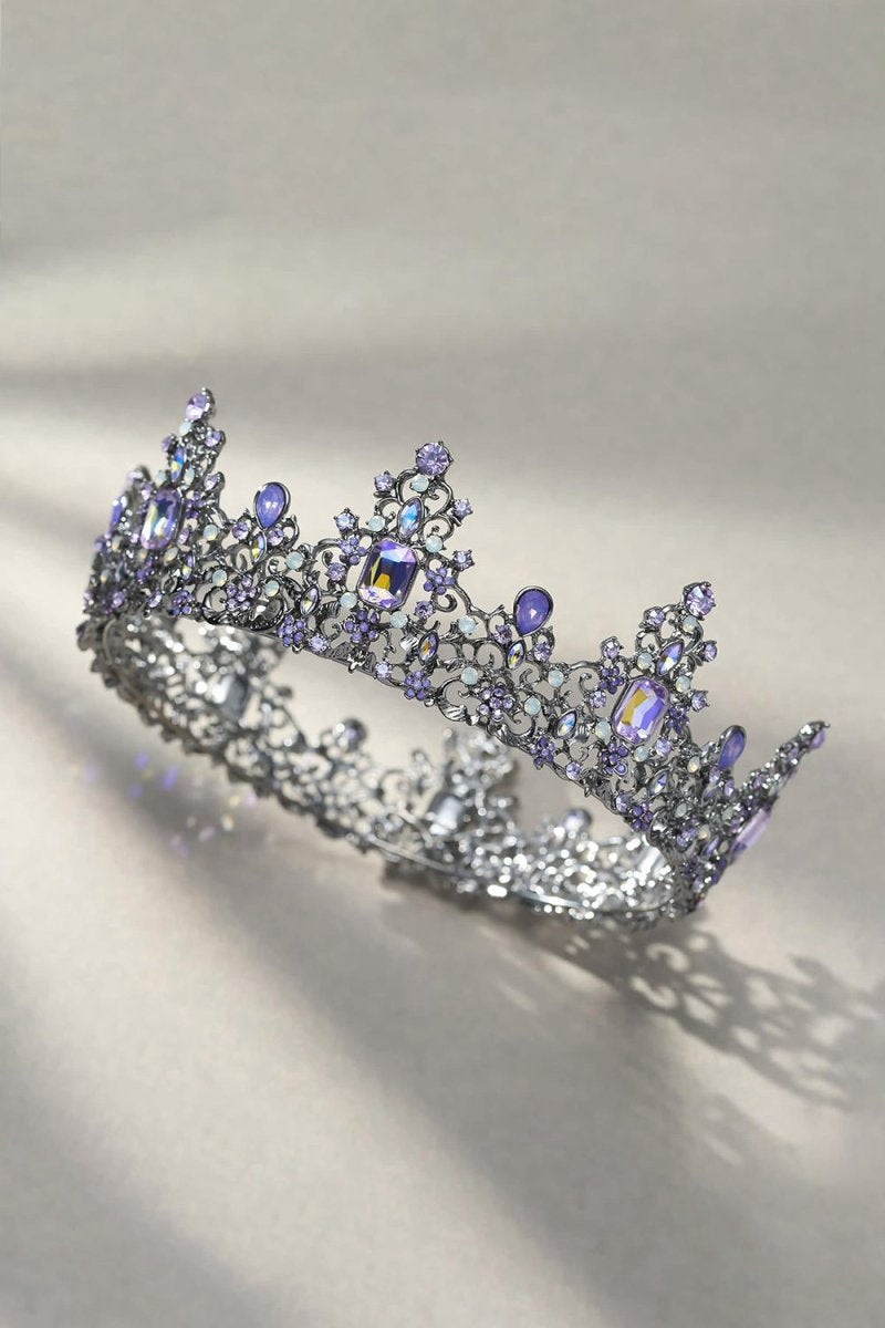 Baroque Colorful Crystal Crown
