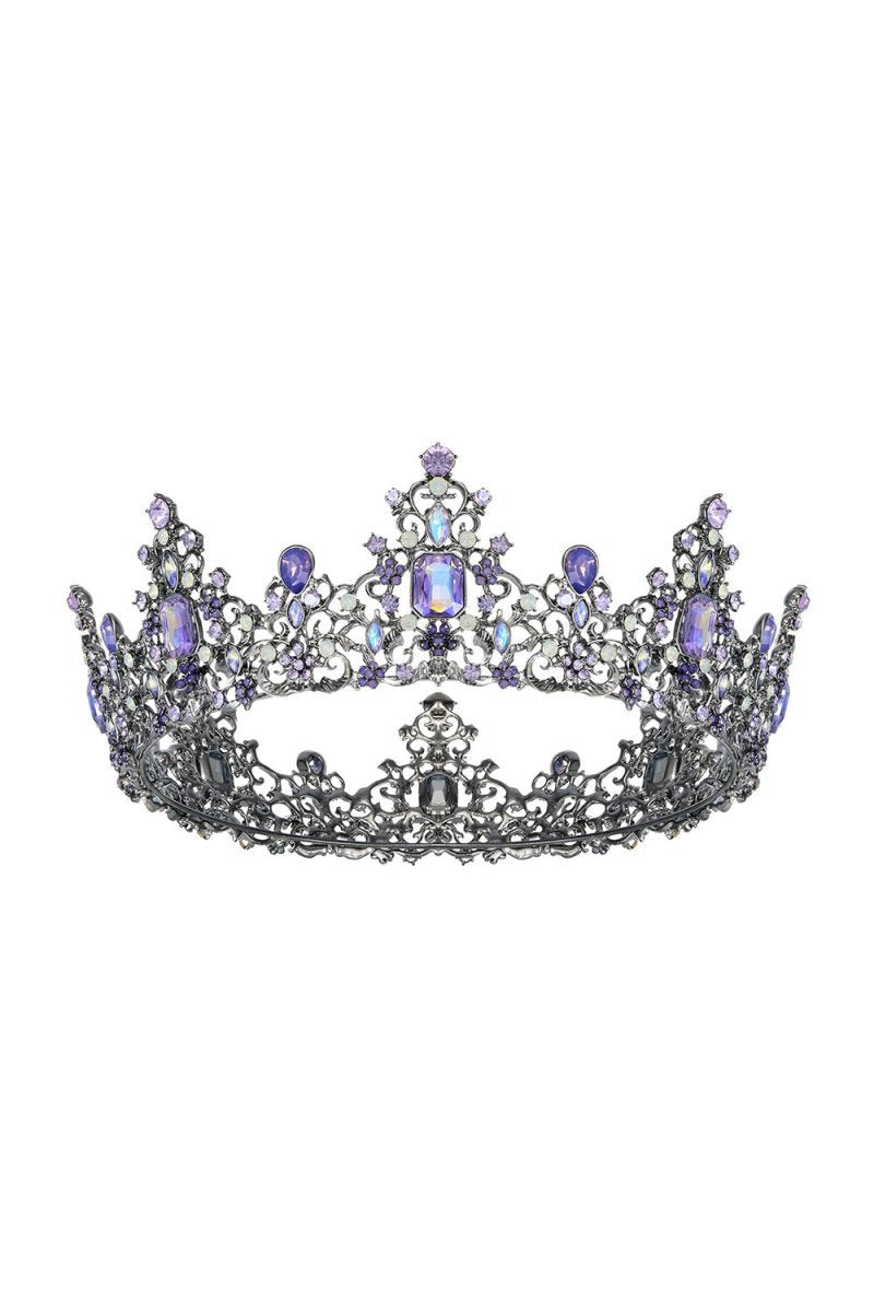Baroque Colorful Crystal Crown