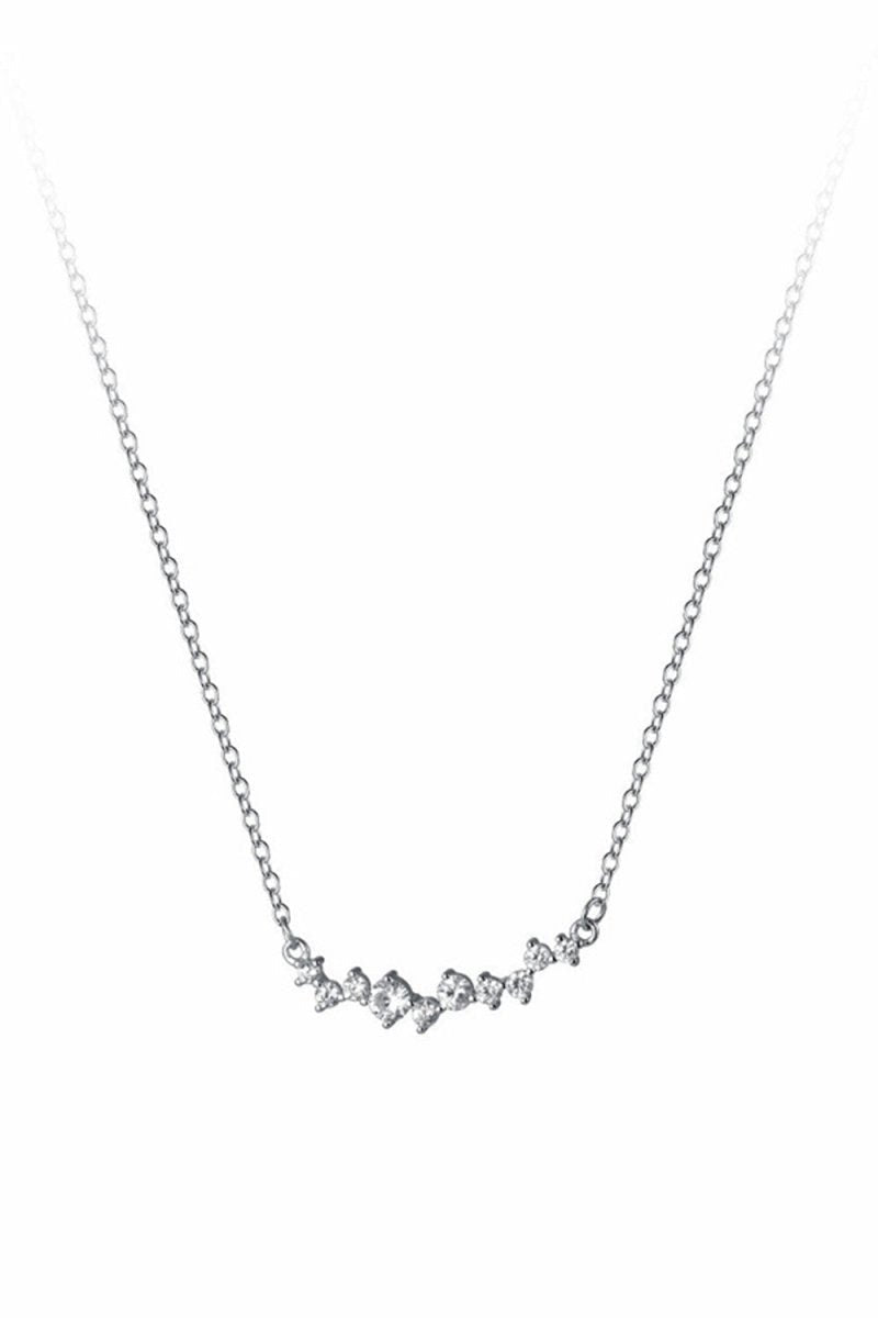Smile Diamond Pendant Necklace
