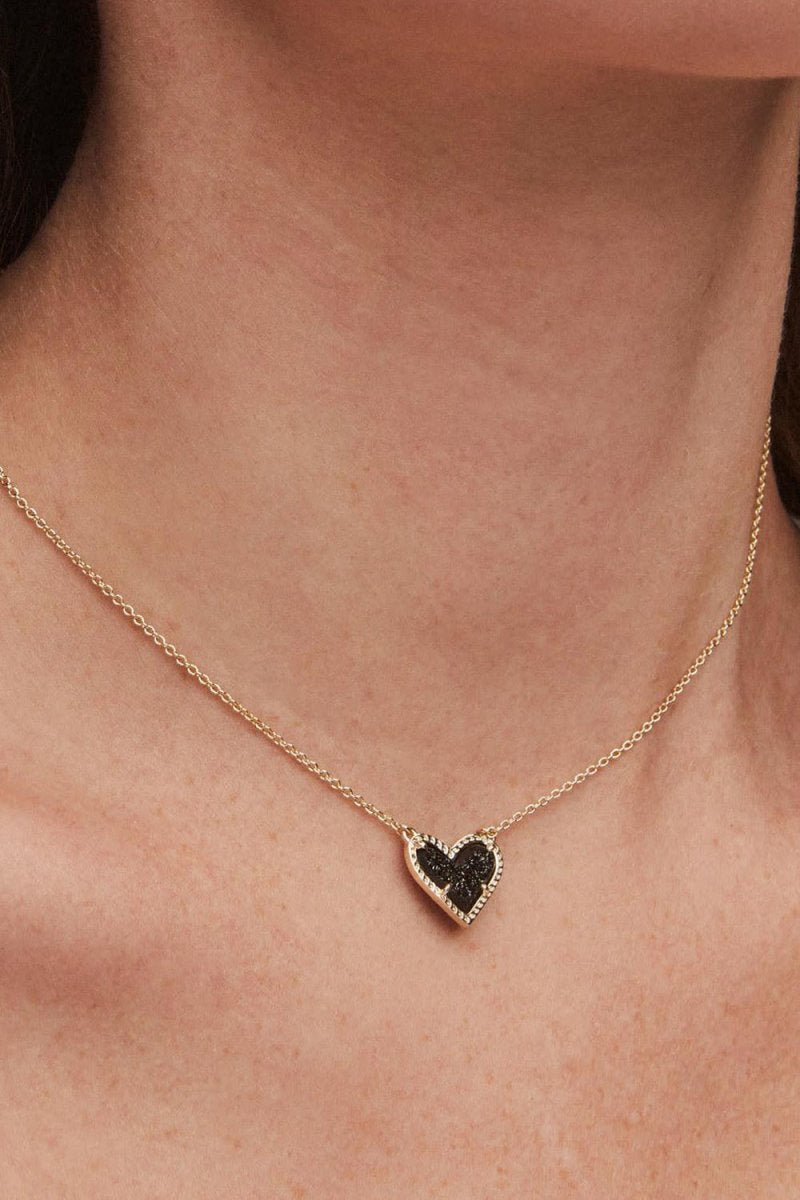 Heart Pendant Adjustable Clavicle Necklace
