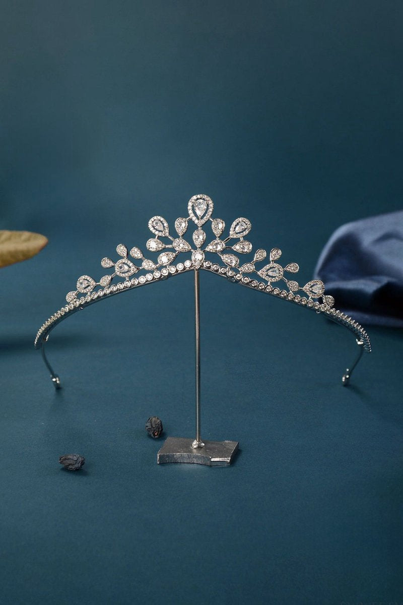 Women's Silver Cubic Zirconia Crowns