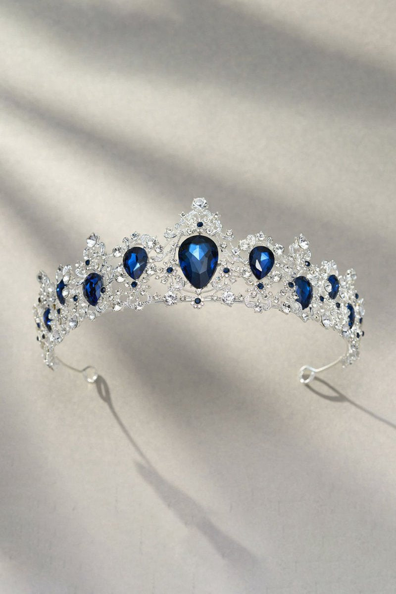 Eleanor Navy Crystal Tiara