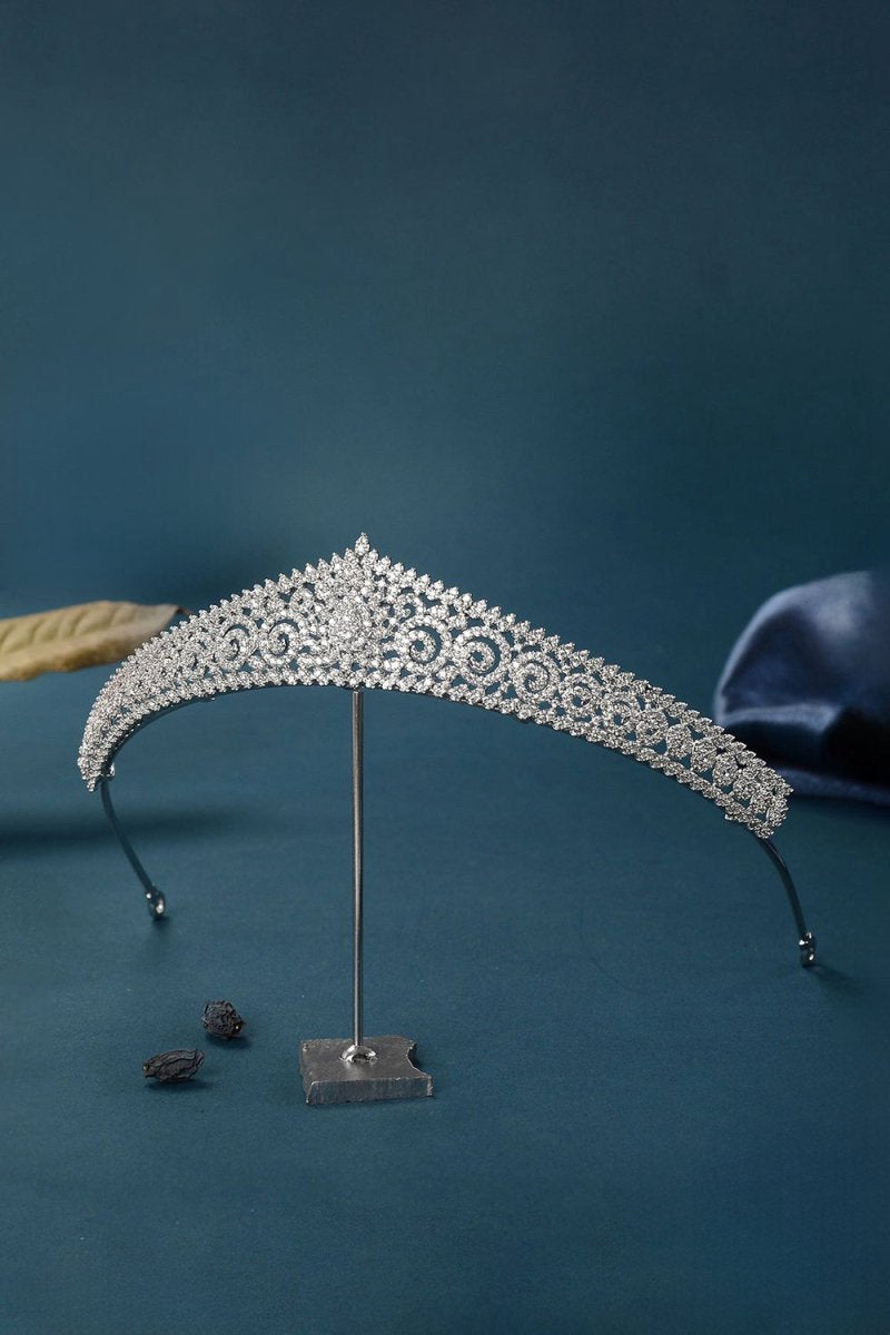 Silver Eternal Zircon Tiara