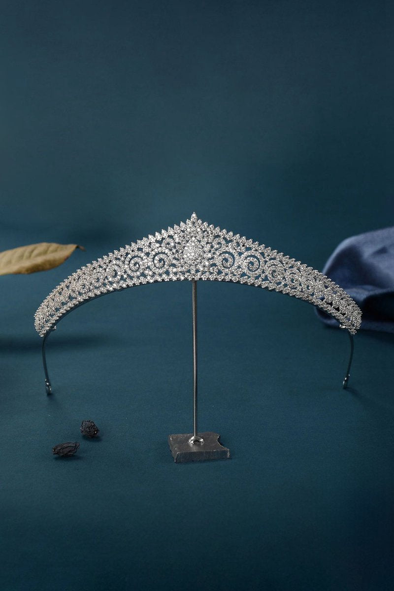 Silver Eternal Zircon Tiara