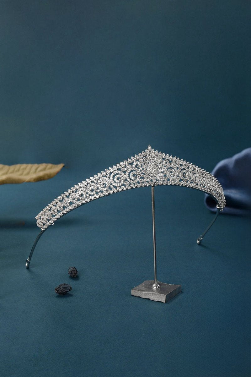 Silver Eternal Zircon Tiara