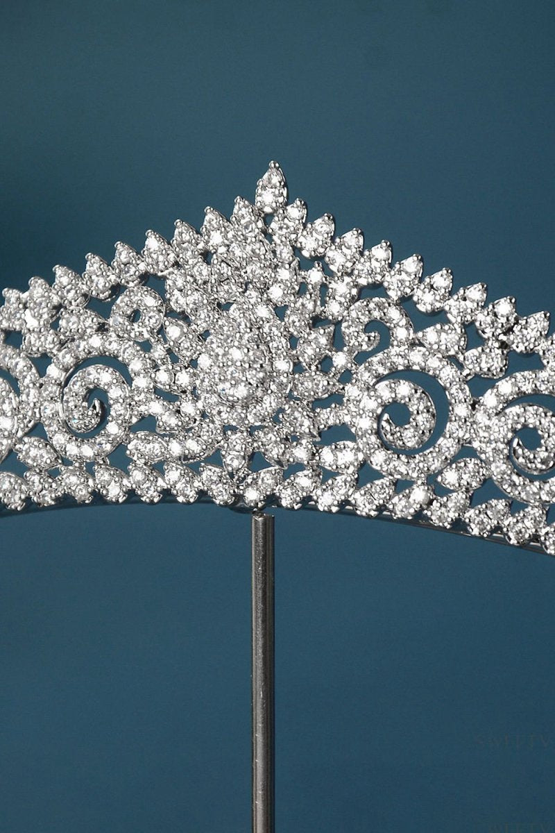 Silver Eternal Zircon Tiara
