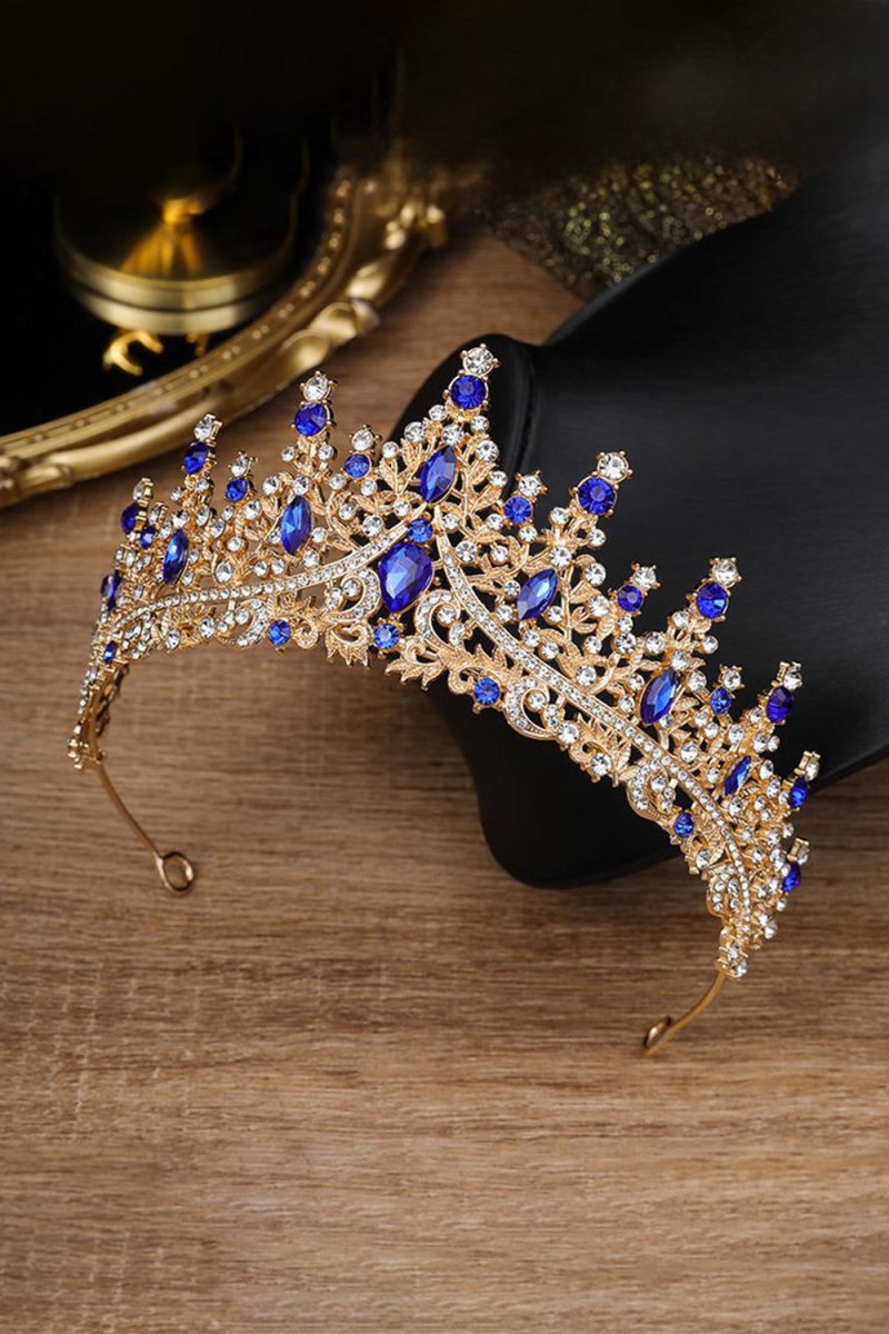 Silver Crystal Rhinestone Crown