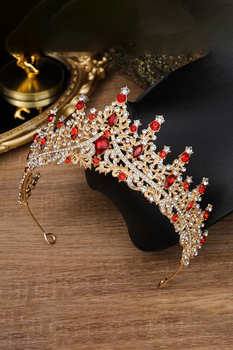 Silver Crystal Rhinestone Crown