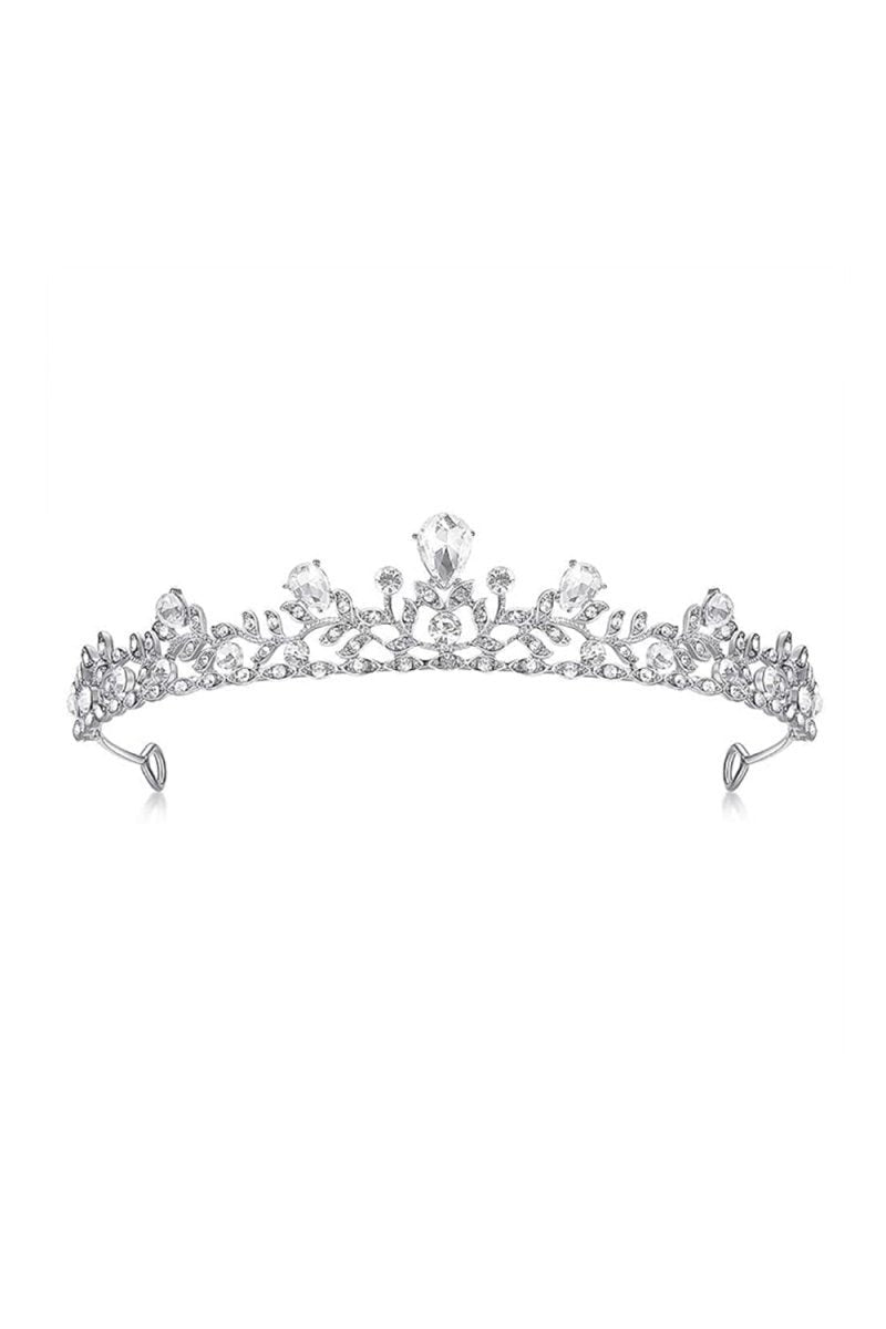 Crystal Princess Alloy Silver Tiara