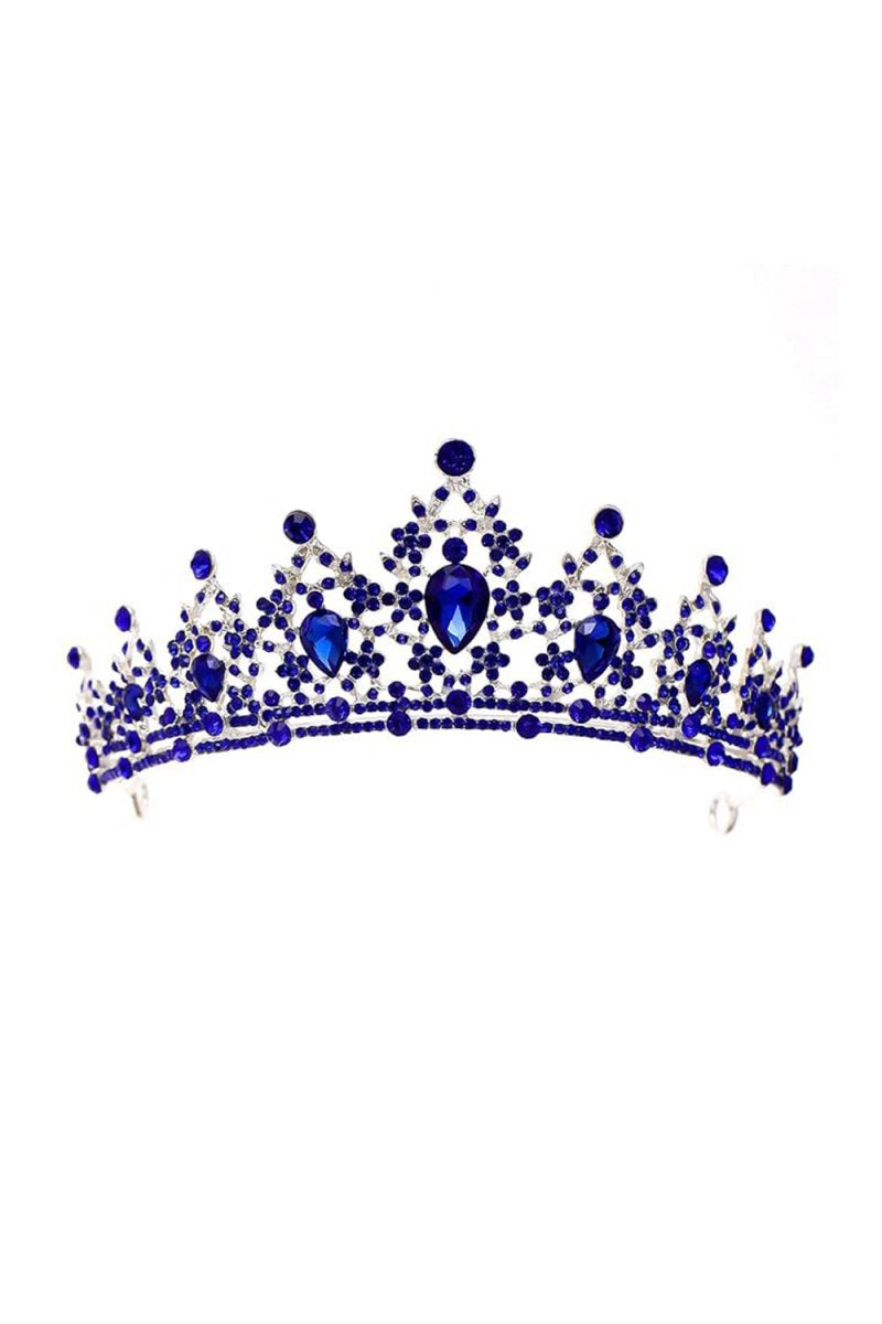 Crystal-Embellished Tiara in Tone