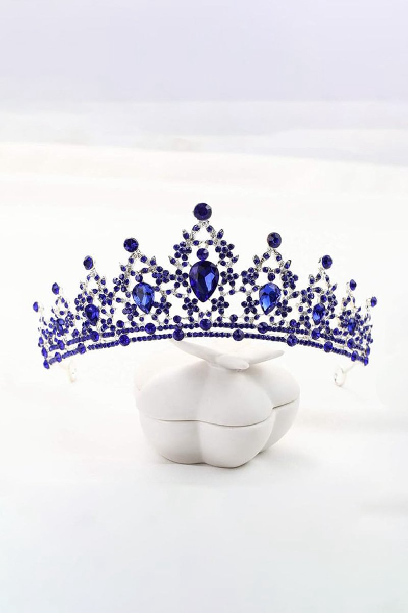 Crystal-Embellished Tiara in Tone