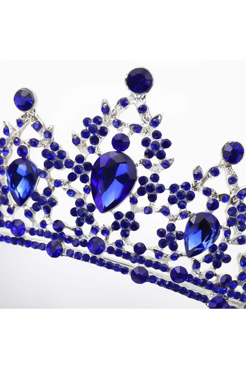 Crystal-Embellished Tiara in Tone