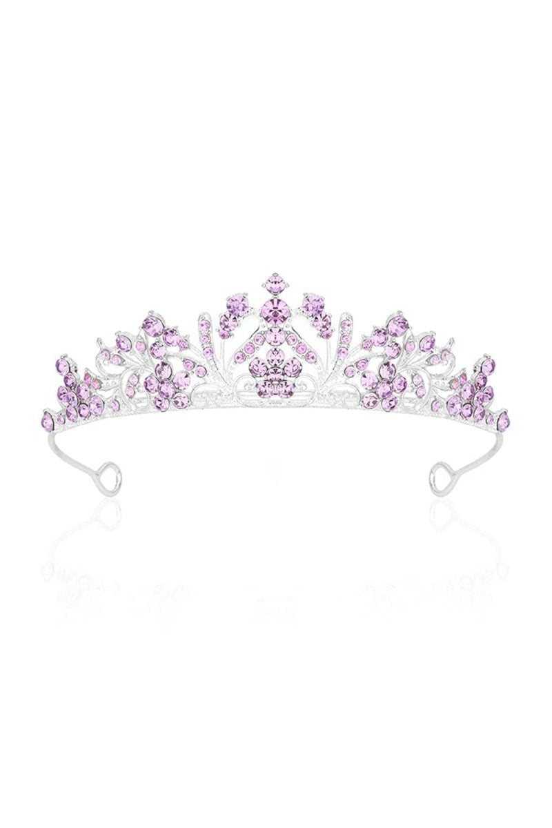 Silver Crystal Crown for Women