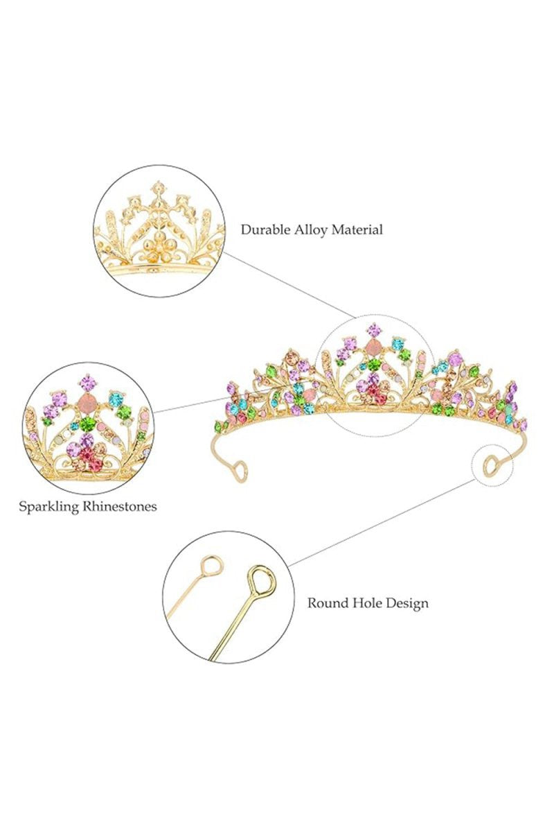 Silver Crystal Crown for Women