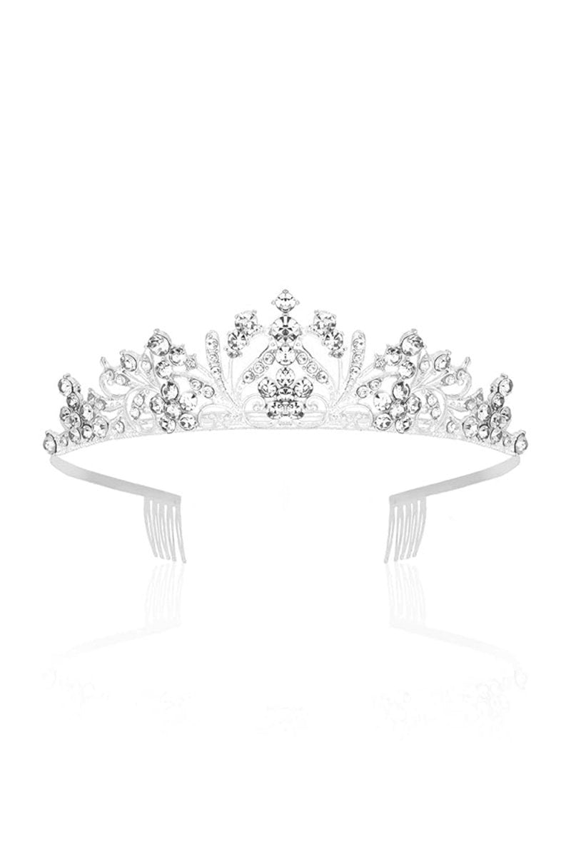Silver Crystal Crown for Women