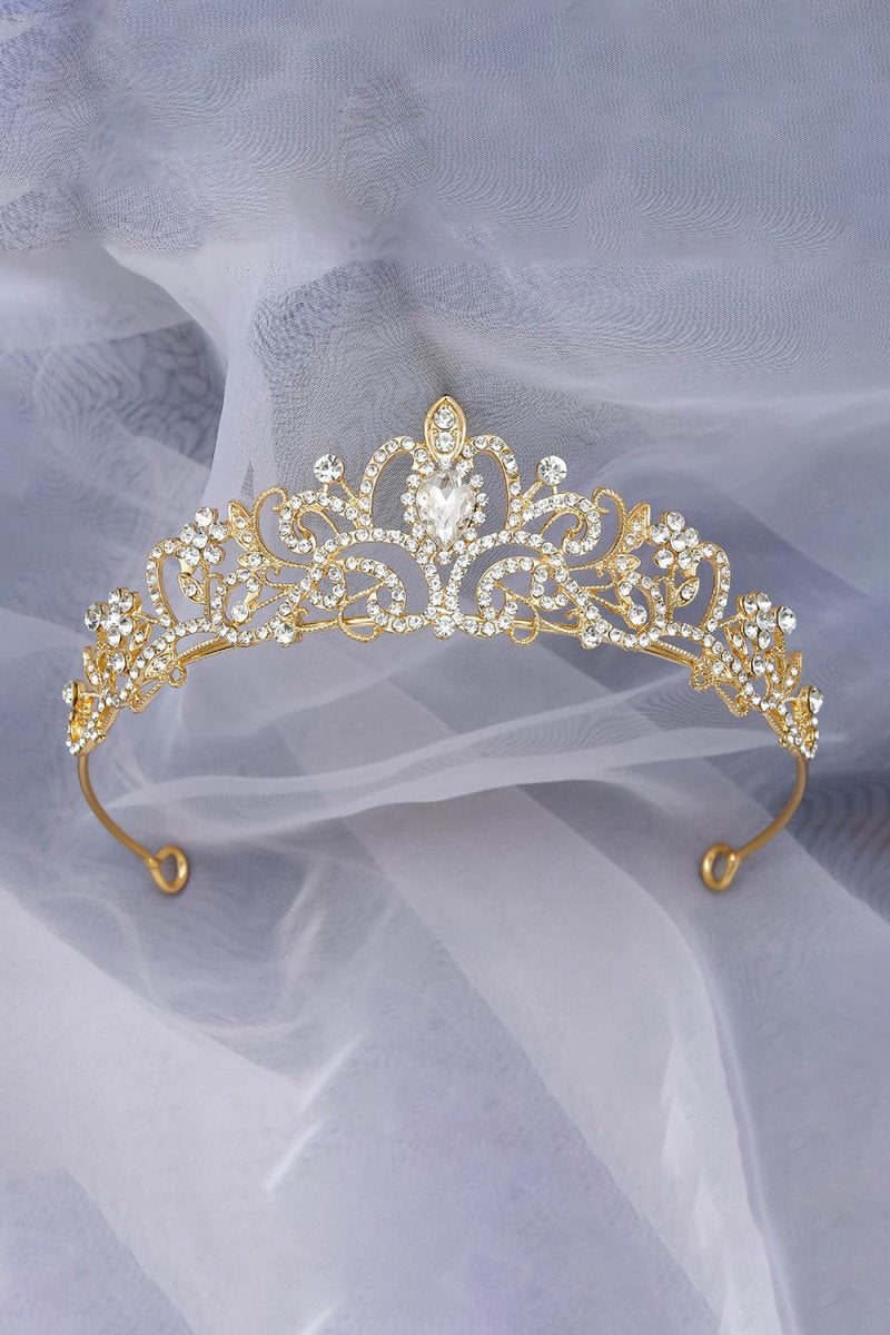 Gold Tiara Crowns for Women