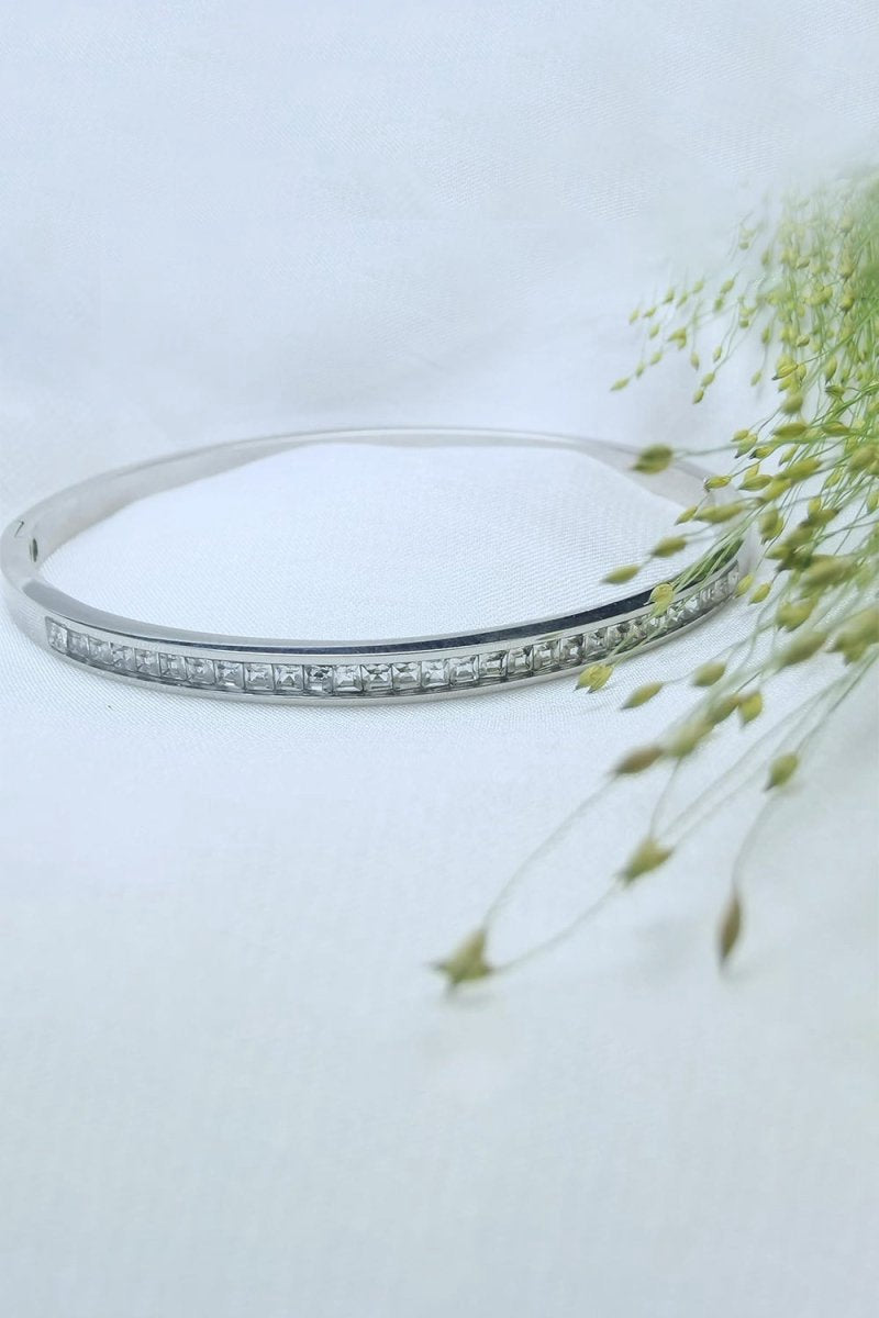 Bangle Stainless Steel Silver Bracelets