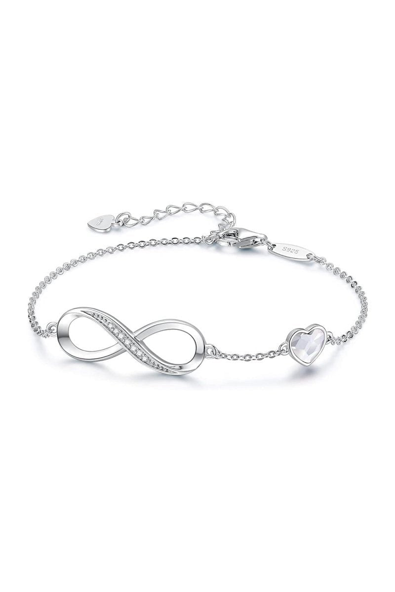 Red Chain Bracelets with Birthstone