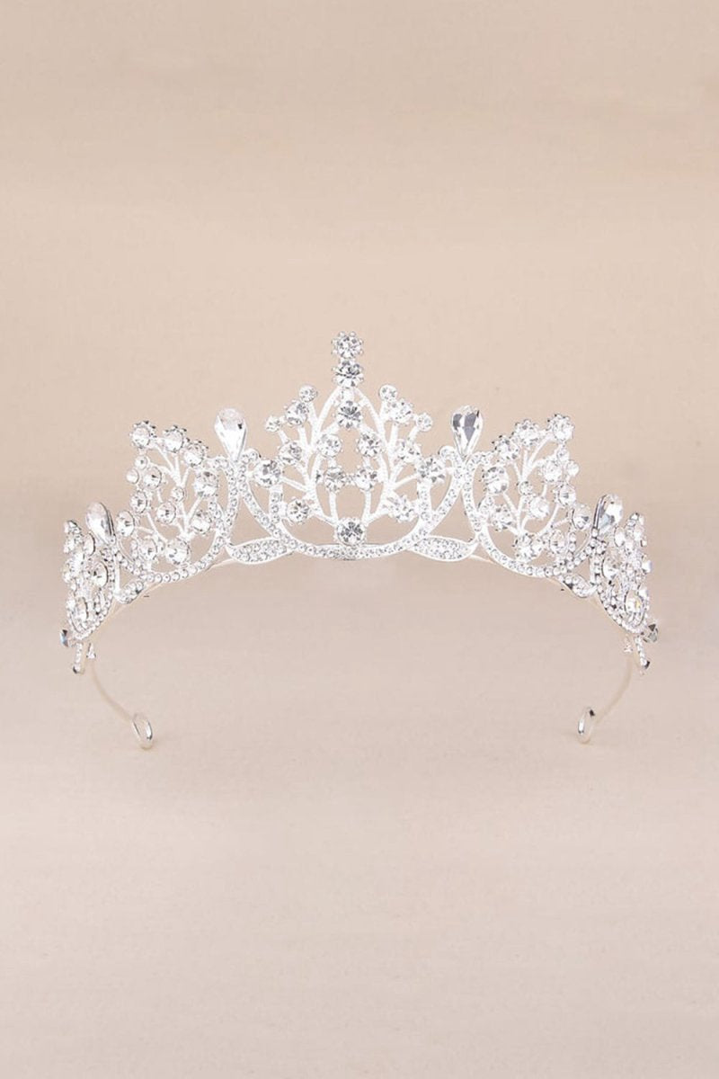 Bronze Princess Rhinestone Crowns for Women
