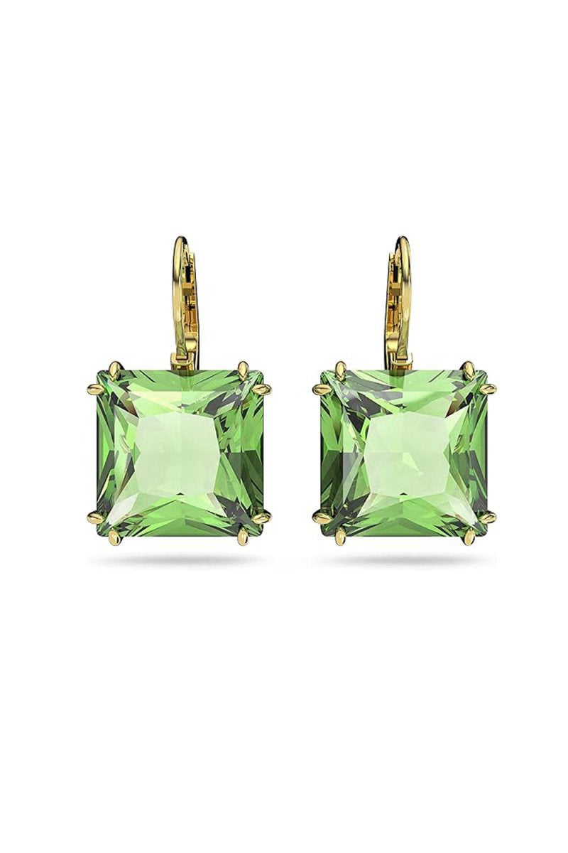 Crystals Gold Tone Finish Earrings