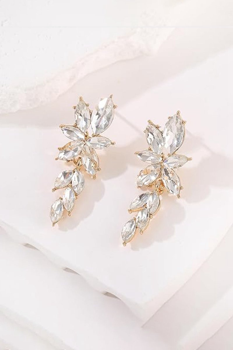 Marquise Crystal Dangle Earrings