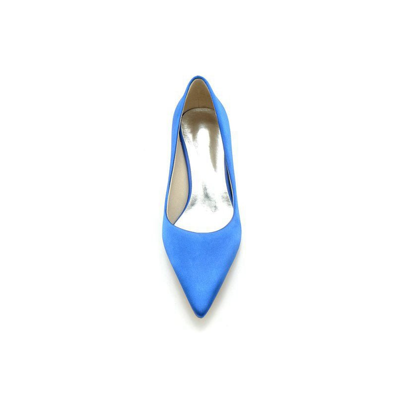 Simple Pointed Toe Kitten Heels