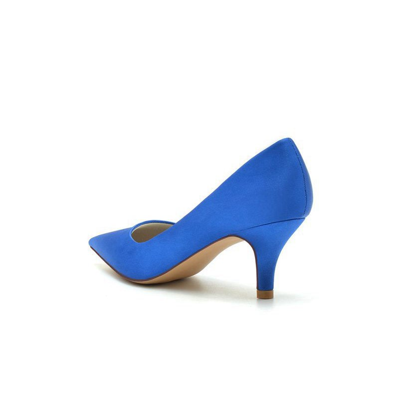 Simple Pointed Toe Kitten Heels