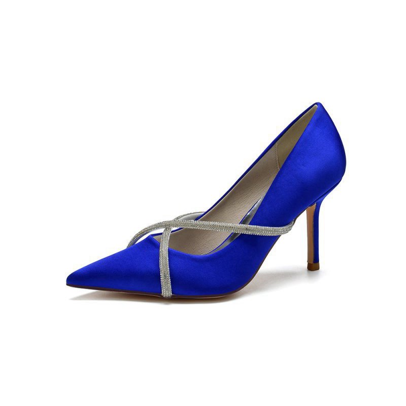 Party Pointed Toe Crystal High Heels