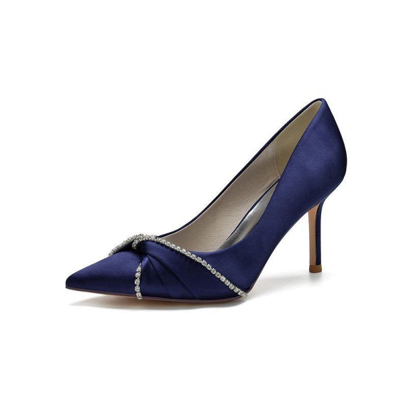 Party Pointed Toe Crystal High Heels