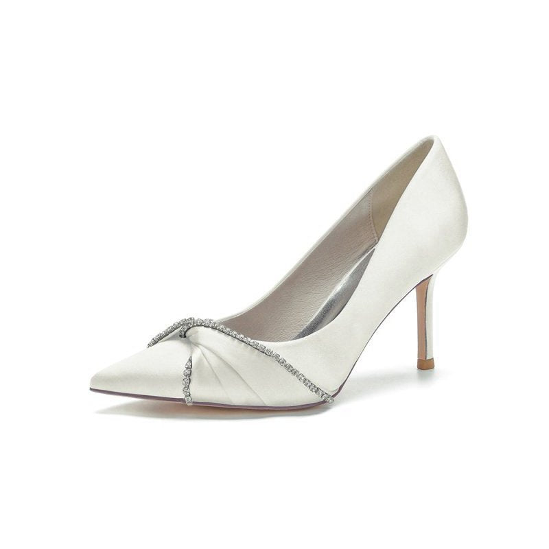 Party Pointed Toe Crystal High Heels