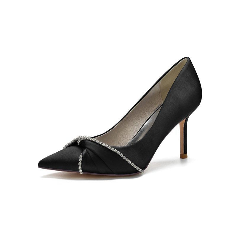 Party Pointed Toe Crystal High Heels