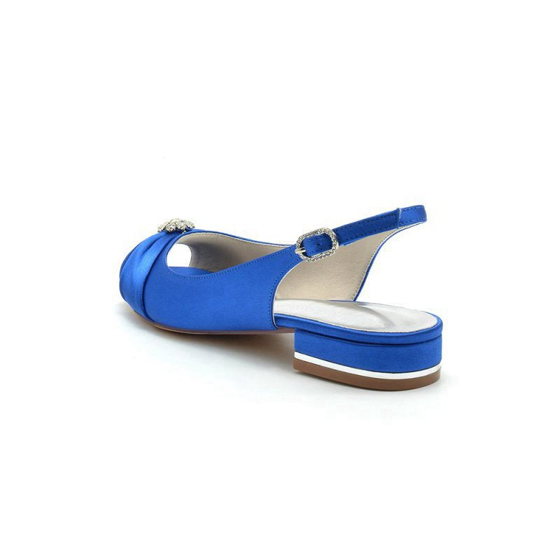Open Toe Flats with Bow Cocktail