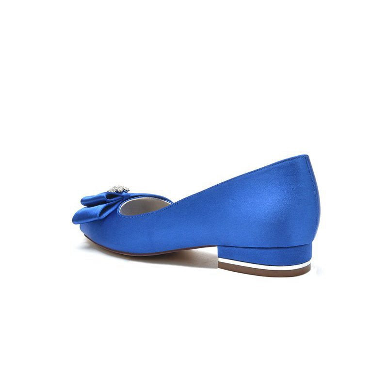 Party Open Toe Flats with Bow