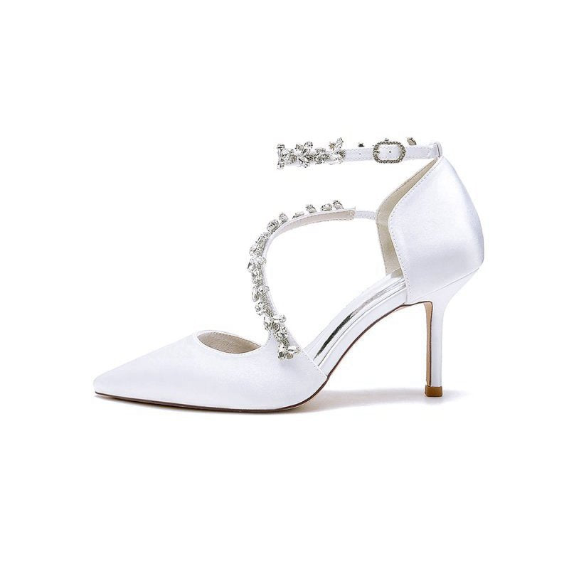 Pointed Toe Slingback Strap High Heel