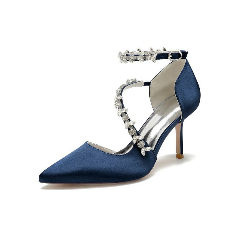 Pointed Toe Slingback Strap High Heel