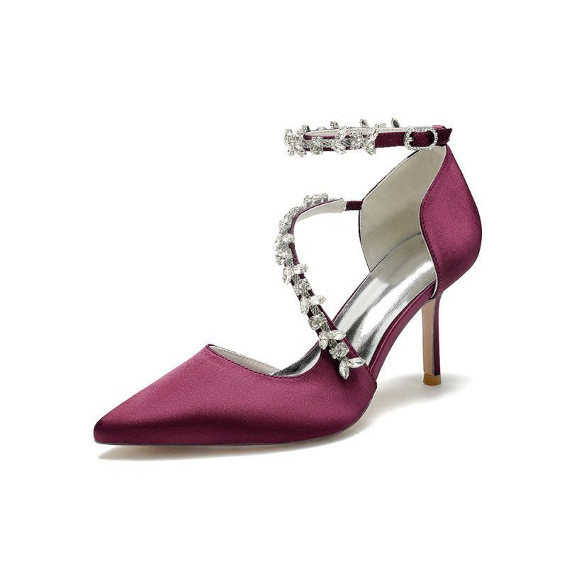 Pointed Toe Slingback Strap High Heel