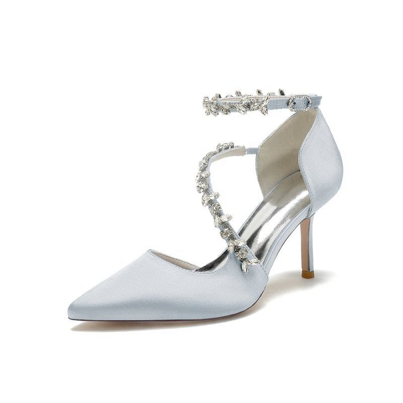 Pointed Toe Slingback Strap High Heel