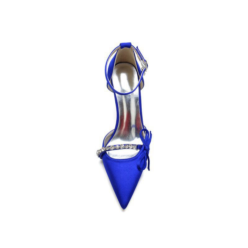 Pointed Toe Party Heels with Bow