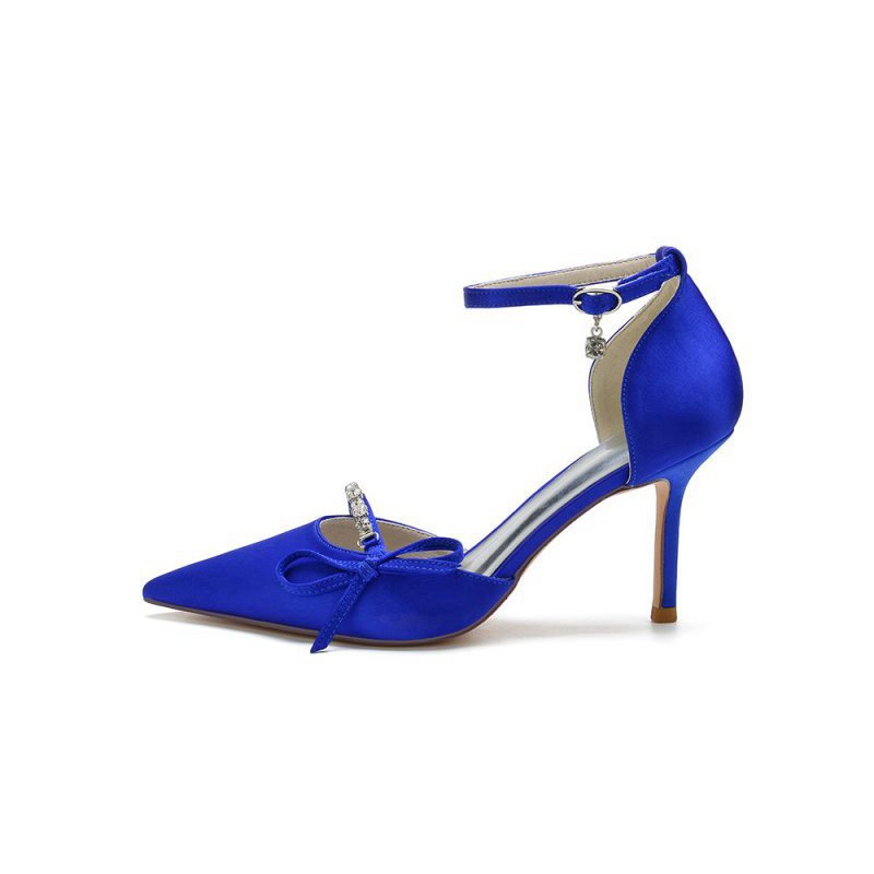 Pointed Toe Party Heels with Bow